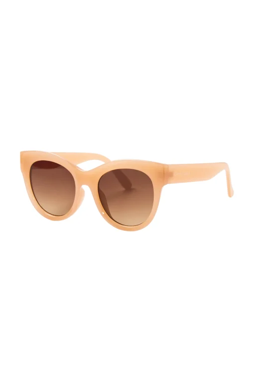 Women Scamp & Dude Amelie Peach Cats Eye Sunglasses