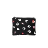 Women Scamp & Dude Black Love Leopard Small Swag Bag