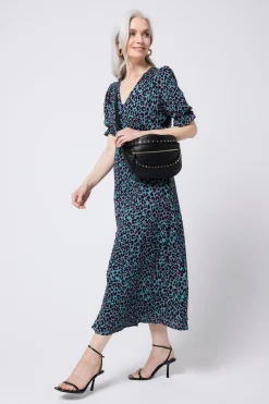 Women Scamp & Dude Black Studded Bum Bag