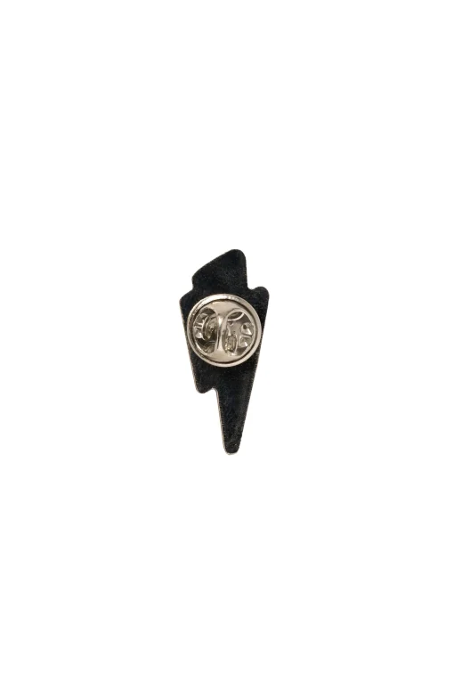 Women Scamp & Dude Blue Lightning Bolt Pin Badge