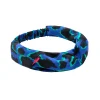 Women Scamp & Dude Blue with Green and Black Leopard Headband