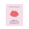 Women Scamp & Dude Coral We've Got Your Back Pin Badge