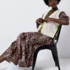 Women Scamp & Dude Cream with Neon Yellow Knitted Crochet Waistcoat