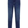 Women Scamp & Dude Dark Indigo Girlfriend Jeans