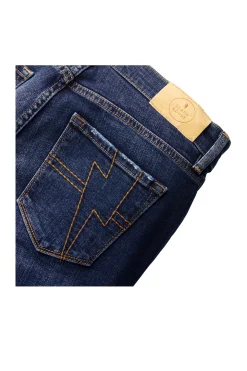 Women Scamp & Dude Dark Indigo Girlfriend Jeans