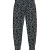 Women Scamp & Dude Grey Leopard Slouch Joggers