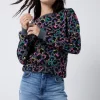 Women Scamp & Dude Grey with Rainbow Shadow Leopard Classic Sweatshirt