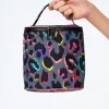 Women Scamp & Dude Grey with Rainbow Shadow Leopard Lunch Bag