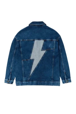 Women Scamp & Dude Indigo Wash Oversized Denim Jacket