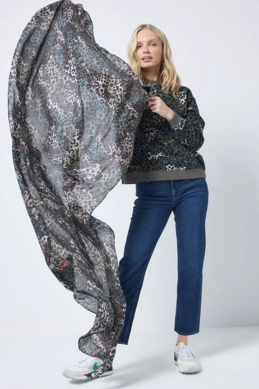 Women Scamp & Dude Khaki Wild Camo Charity Super Scarf