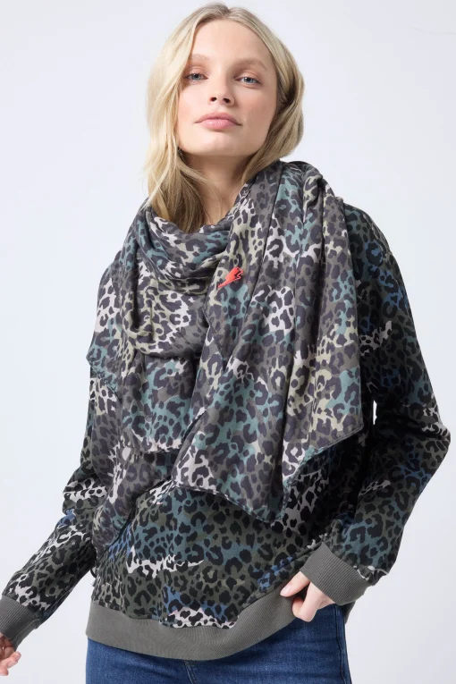 Women Scamp & Dude Khaki Wild Camo Charity Super Scarf