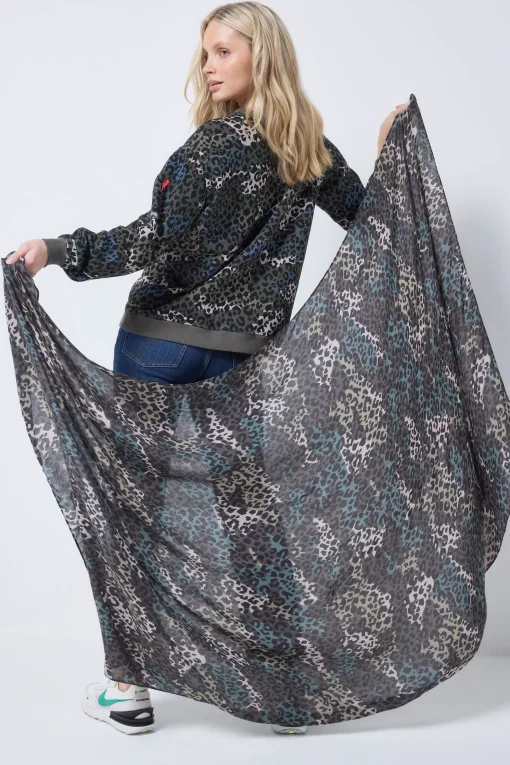 Women Scamp & Dude Khaki Wild Camo Charity Super Scarf