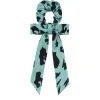 Women Scamp & Dude Khaki with Black Leopard Bow Scrunchie