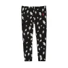 Women Scamp & Dude Kids Black with White Lightning Bolt Joggers