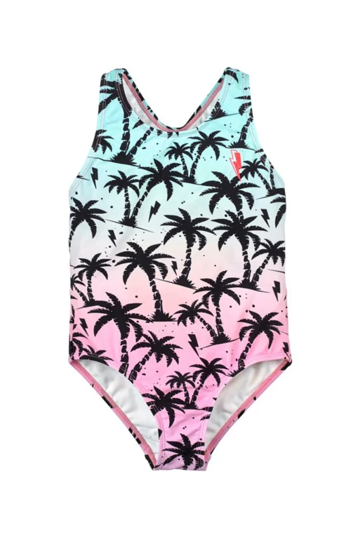 Women Scamp & Dude Kids Ombré Palm Swimsuit