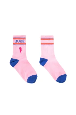 Women Scamp & Dude Kids Pink Sport Socks