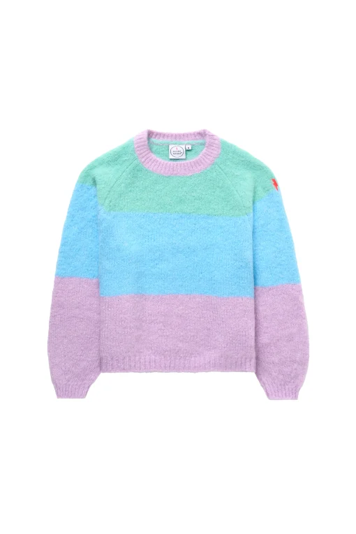 Women Scamp & Dude Multicolour Pastel Fluffy Knit Jumper