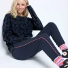 Women Scamp & Dude Navy Cosy Joggers