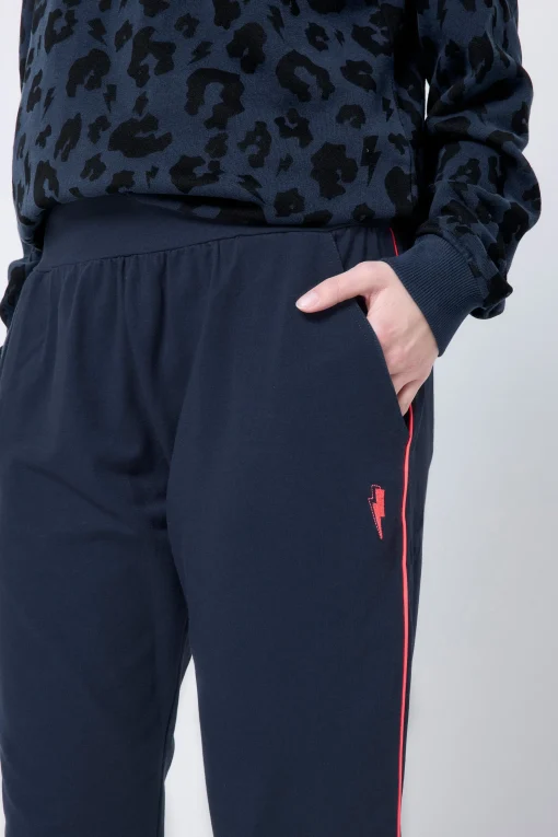 Women Scamp & Dude Navy Cosy Joggers