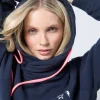 Women Scamp & Dude Navy Cowl Neck Hoodie