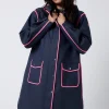 Women Scamp & Dude Navy Raincoat