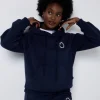 Women Scamp & Dude Navy Scamp & Dude Logo Relaxed Hoodie