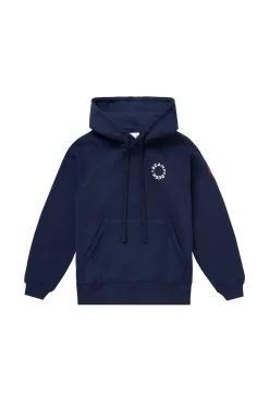 Women Scamp & Dude Navy Scamp & Dude Logo Relaxed Hoodie