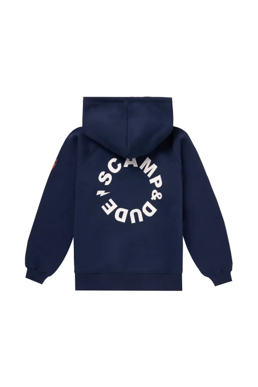 Women Scamp & Dude Navy Scamp & Dude Logo Relaxed Hoodie