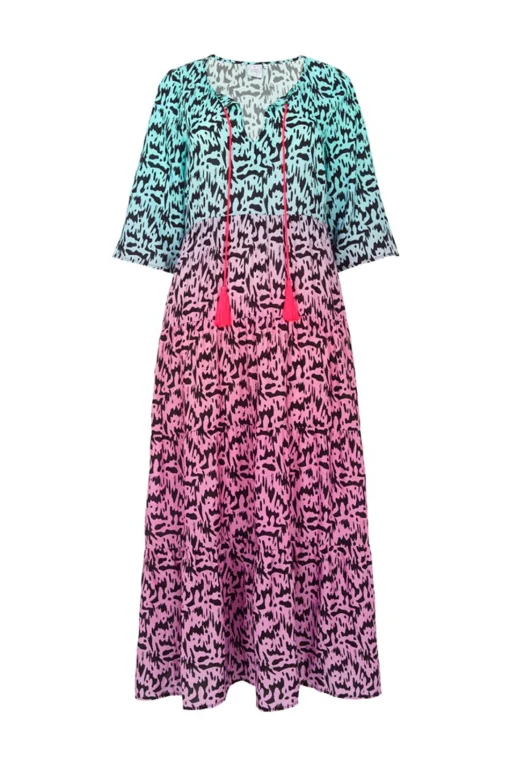 Women Scamp & Dude Ombré Guppy Maxi Sundress