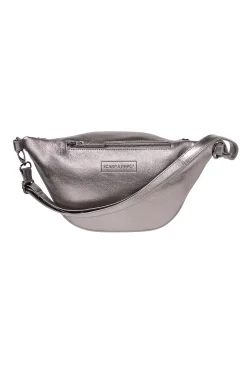Women Scamp & Dude Pewter Studded Bum Bag