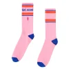 Women Scamp & Dude Pink Sport Socks