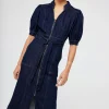 Women Scamp & Dude Rinse Wash Zip Detail Denim Dress