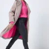 Women Scamp & Dude Stone Longline Teddy Coat